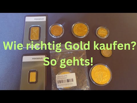 Wie kaufe ich am besten Gold?