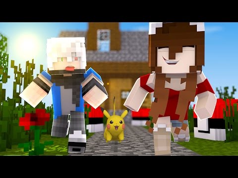 Minecraft MINHA NAMORADA JOGA POKEMON ? POKERACE‹ Sky ›