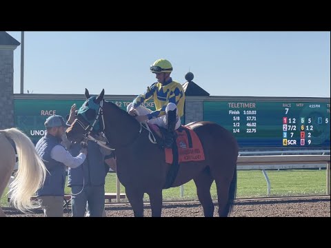 Slammed cruises to victory in 2022 Thoroughbred Club of America Stakes