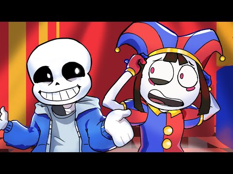 If SANS was in THE AMAZING DIGITAL CIRCUS (Animation)