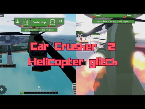 CAR CRUSHER 2 BMW X5 Escape Helicopter Hacks #playtime #roblox #carcrusher2 #gameplay #gaming