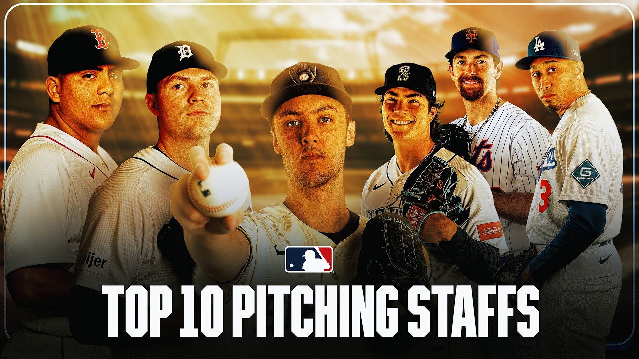 Ranking the top 10 pitching staffs in MLB right now! (Ft. Dodgers, Mariners, Blue Jays AND MORE!)