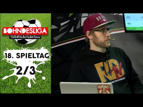 [2/3] 18 Spieltag der Bundesliga in der Analyse | Bohndesliga-Fußball bei Rocket Beans | 30.01.2017