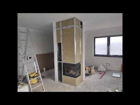 Budowa / Zabudowa Kominek Rogowy Narożny - Krok po Kroku | Fireplace Construction - Step by Step