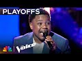 14-Year-Old Jaukeem Fortson's Powerful Performance of "Man in the Mirror" | The Voice Playoffs