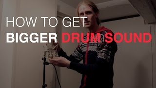 How To Get Bigger Drum Sound - Mono Room Mic