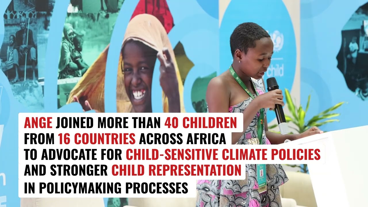 Meet Ange, a young climate advocate who participated in Africa Climate Summit II in Ethiopia