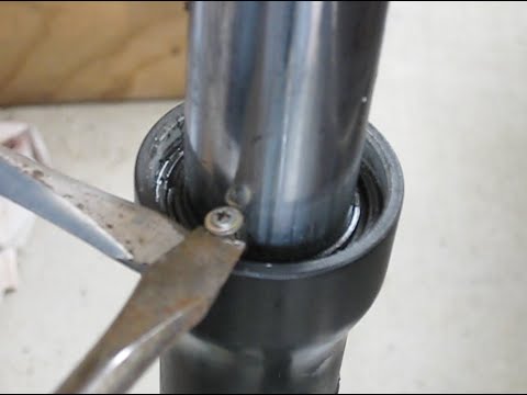 Easily replace motorcycle fork seal quickly without taking forks completely apart