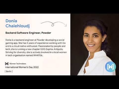 IWD 2022 - WTM Berlin | Donia Chaiehloudj  |  Honey I shrunk the Gophers!