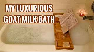 MY LUXURIOUS & HOMEMADE GOAT MILK BATH  | HYGIENE ROUTINES SMELL GOOD ALL DAY | SOFT & GLOWING SKIN