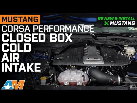 2018-2023 Mustang GT Corsa Performance Closed Box Cold Air Intake Review & Install