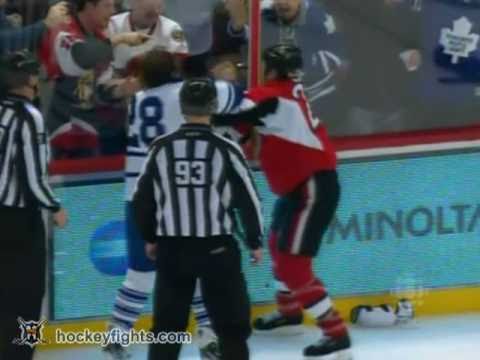 Colton Orr vs Chris Neil Jan 1, 2011