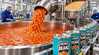 Cómo se Fabrican los Frijoles Heinz en Salsa de Tomate  Dentro de la Mega Fábrica