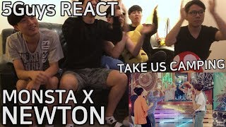[ROADTRIP PLZ] MONSTA X (몬스타엑스) - NEWTON (5Guys MV REACT)