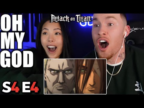 OH. MY. GOD. THEY MEET AGAIN! | Attack on Titan Reaction S4 Ep 4