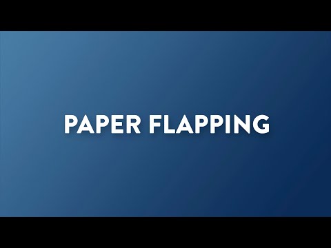 Paper Flapping | Sound Effect