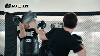 メイウェザー戦に向けてハイキックを練習する朝倉兄貴#shorts