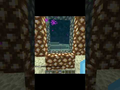 Minecraft finally added the Aether portal...