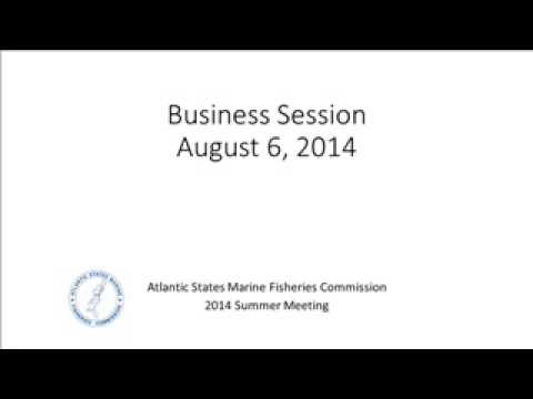ASMFC BusinessSession Aug2014