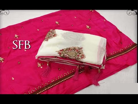 New arrival kashmiri chiffon saree collections