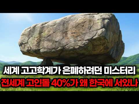 세계 고고학계가 은폐하려던 미스터리 ㅣ 전세계 고인돌 40%가 왜 한국에 서 있나 ㅣ 한국사