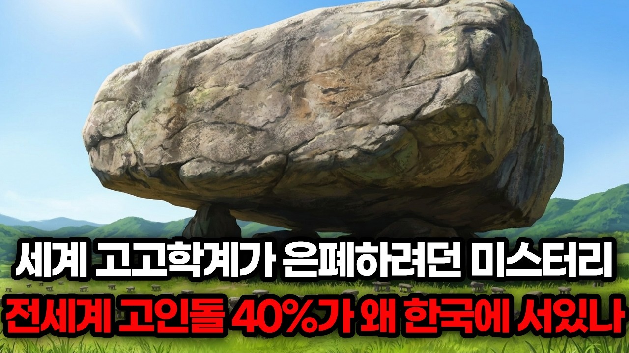세계 고고학계가 은폐하려던 미스터리 ㅣ 전세계 고인돌 40%가 왜 한국에 서 있나 ㅣ 한국사