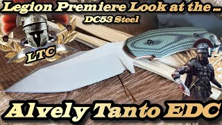 Legion Premiere Look at the Alvely Tanto EDC in DC53 Steel