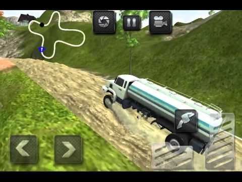 Log Transport Truck Driving Video