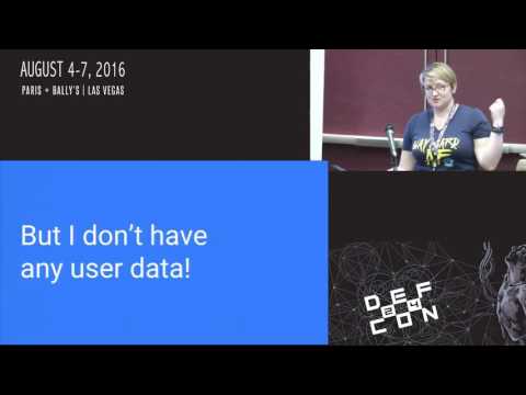 DEF CON 24 Crypto and Privacy Village - Alisha Kloc - Logs Aren't Enough