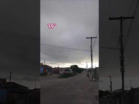 Será que chove? 🤔 em Jaguarão RS ☔ #verão #nuvenscarregadas #tempofechado #chuva