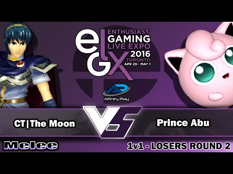 EGLX 2016   SSBM Singles Bracket   Losers Round 2   CT The Moon vs Prince Abu