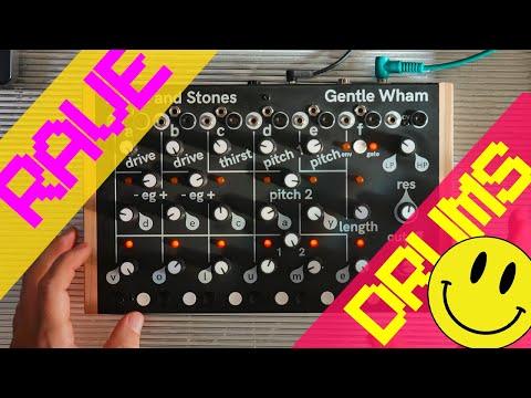 Herbs and Stones Gentle Wham 6-Voice Analog Drum Synthesizer 2020 - Present - Black with Wood Frame Bild 8