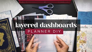DIY DASHBOARDS :: Creating a Vellum Layered Dashboards for a Discbound Planner