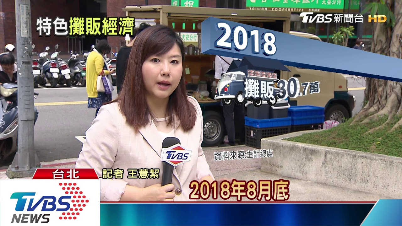 台灣「小吃王國」2018年30萬攤販　小吃飲料