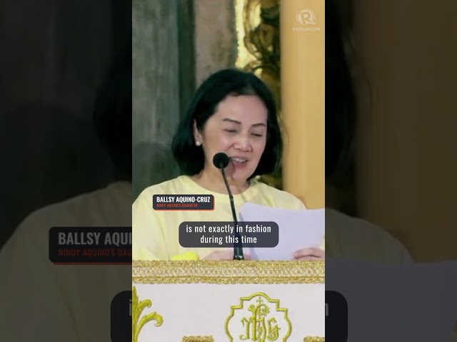 On Ninoy Aquino Day, daughter Ballsy turns emotional, thanks supporters who stayed