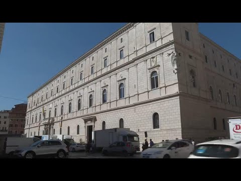 Vatican opens up a palazzo built on ancient Roman ruins and housing its highly secretive tribunals