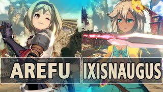 GBVSR:🔥AREFU (Djeeta) Vs IxisNaugus (Zooey)🔥| High Level Gameplay.