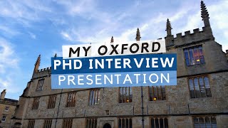 PhD Interview Presentation Example | How to give an amazing presentation!