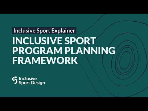 Inclusive Sport Program Planning Framework