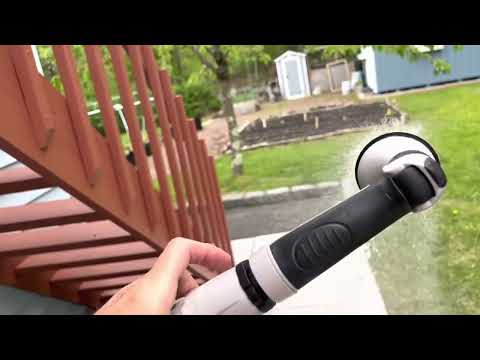 Installing the Hoselink outside for the garden