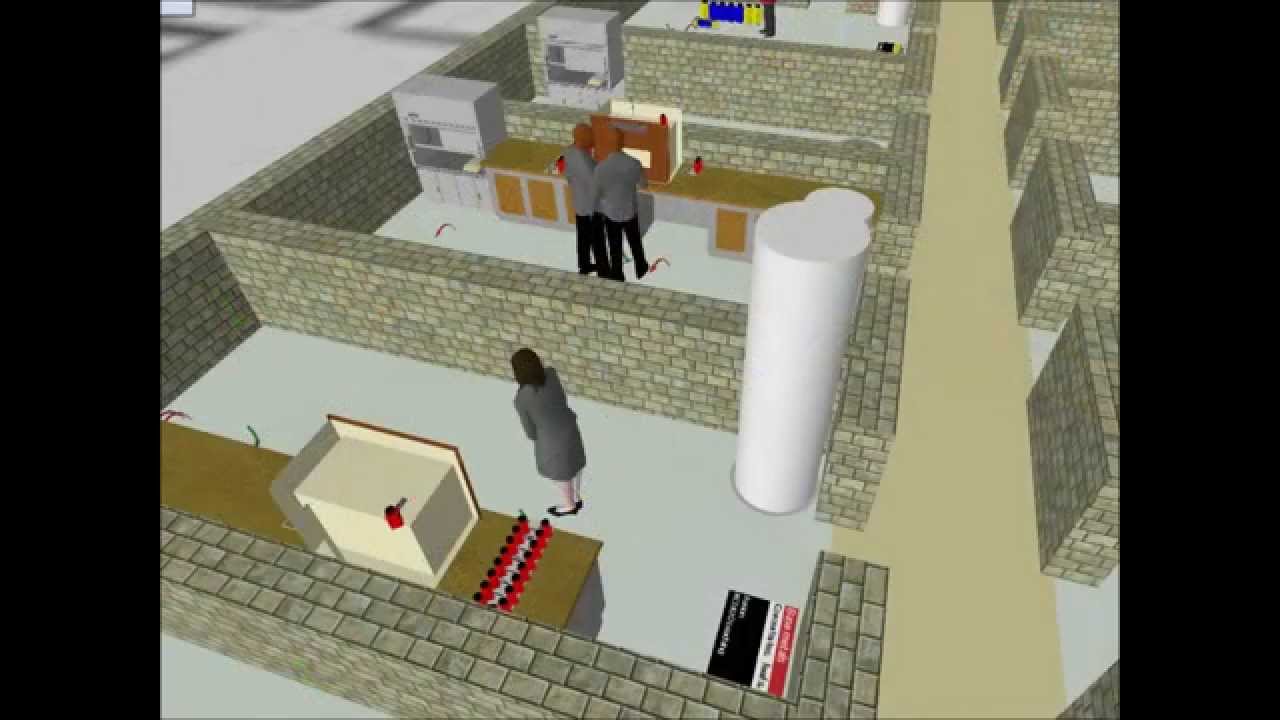 Metallurgic Laboratory Simulation in Simio