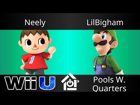 Golden Daze 2017 - Neely (Villager) vs LilBigham (Luigi) - Smash 4 Pools W. Quarters