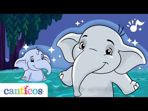 Canticos | Elefantitos / Little Elephants | Un elefante se balanceaba | Canción infantil