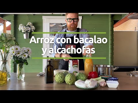 Arroz con bacalao y alcachofas | Recetas de Arroz Brillante