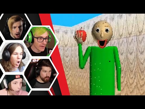 Let's Players Reaction To Giving Baldi An Apple | Baldi's Basics Public Demo