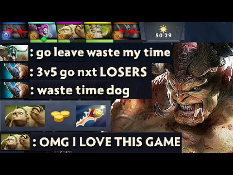 2 LEAVERS 3v5 They Think its Over But, 49 Kills Pudge Carry 150k DMG Epic Try Hard Comeback Dota 2