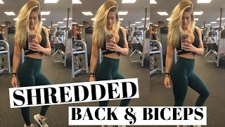 SHREDDED Back And Bicep Workout | For Women