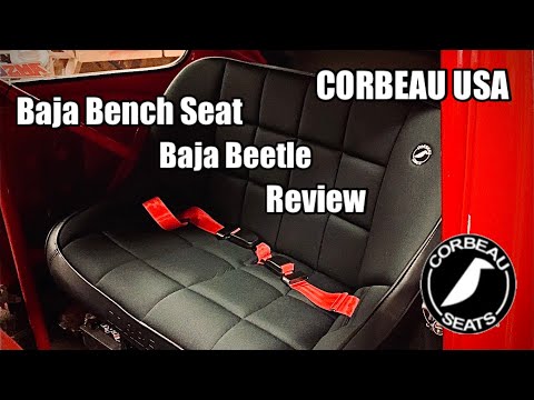 Corbeau USA 36" Baja Bench Seat in Volkswagen Baja Bug