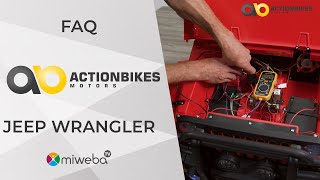FAQ Jeep Wrangler - Kinder Elektroauto reparieren - Häufige Fehler - Deutsch
