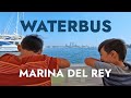 Inexpensive Harbor Boat Ride with Kids - Marina Del Rey WaterBus in Los Angeles